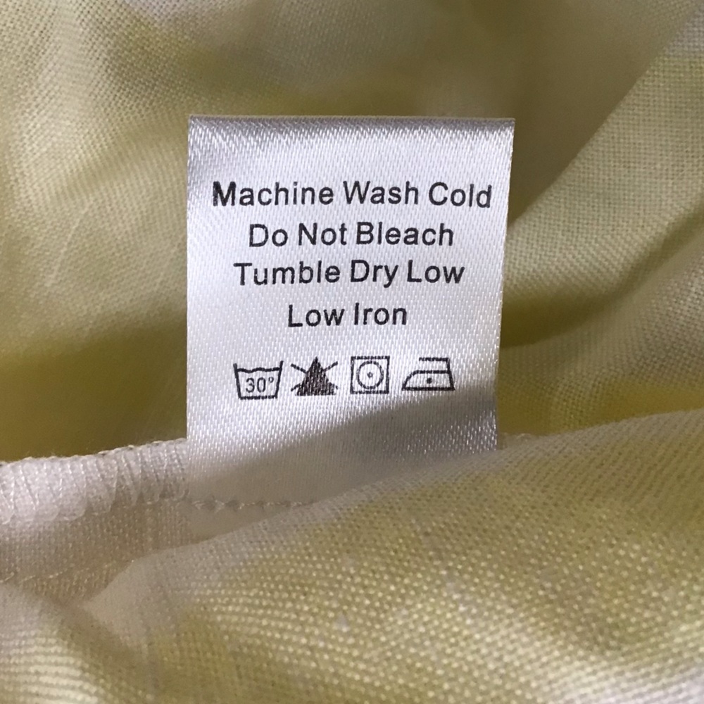 NWT Tuckernuck Yellow and White Skirt size XL - Picture 6 of 8